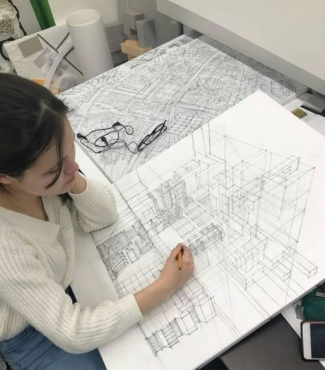 Future Architect Aesthetic, Architectural Technologist, Estilo Kitsch, Architecture Career, Architect Student, Gift For Architect, Interior Design Student, Architectural Sketches, Interior Architecture Drawing