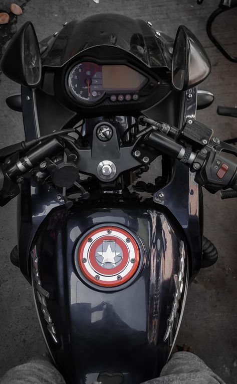 Captain America, Bike, Wallpapers