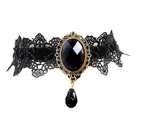 Caprilite Gothic Black Lace Necklace Collar Choker Hallow... https://www.amazon.co.uk/dp/B075Z95XZR/ref=cm_sw_r_pi_dp_U_x_ZRQ3Db4FZWH3N Black Lace Necklace, Black Lace Choker Necklace, Handmade Choker Necklace, Goth Choker, Creative Necklace, Black Lace Choker, Lace Choker Necklace, Jewelry Victorian, Victorian Necklace