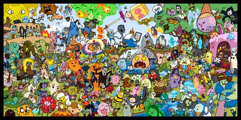 Imgur: The most awesome images on the Internet. Adventure Time Background, Adventure Time Poster, Art Adventure Time, Jake Adventure Time, Adveture Time, Cartoon Network Characters, Adventure Time Characters, Adventure Time Wallpaper, Backgrounds Hd