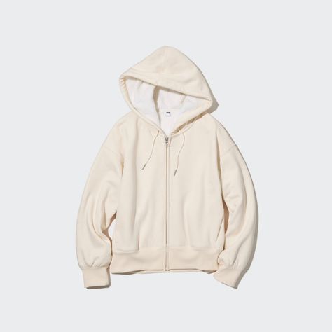 Heattech Pile Lined Sweat Full-Zip Hoodie Product Id: 449878 Brand: Uniqlo Color: Off White / Light Cream Size: Xs Condition: Brand New With Tags (Nwt) Fabric Details: Body: 67% Polyester, 19% Acrylic, 14% Rayon/ Rib: 58% Cotton, 39% Polyester, 3% Spandex/ Pocket Lining: Outer Layer: 60% Acrylic, 40% Rayon/ Inner Layer: 67% Polyester, 19% Acrylic, 14% Rayon Product Description From Uniqlo: - Warm 'Heattech' Outer With A Soft Pile Lining. - Attractive Texture Suitable For Casual Styling. - Plenty Uniqlo Heattech, Uniqlo Tops, Uniqlo Women, Light Cream, Styling Ideas, Colorful Hoodies, Full Zip Hoodie, Cream White, Uniqlo