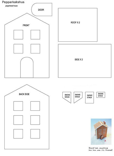 Printable Gingerbread House Patterns Mansion | Recent Photos The Commons Getty Collection Galleries World Map App ... Gingerbread House Template Printable, Gingerbread House Pattern, Gingerbread House Icing, Easy Gingerbread House, Halloween Gingerbread House, Cardboard Gingerbread House, Paper House Template, Gingerbread House Patterns, Cool Gingerbread Houses