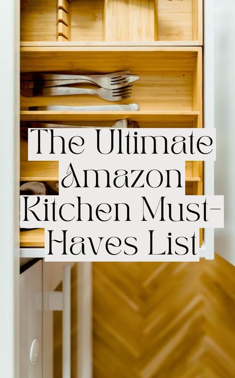 This comprehensive guide outlines more than 25+ kitchen essentials that everyone needs in their kitchen from gadgets to organization. Kitchen Essentials List, Essentials List, Simplify Your Life, Amazon Kitchen, Upgrade Your Home, Kitchen Essentials, Gadgets