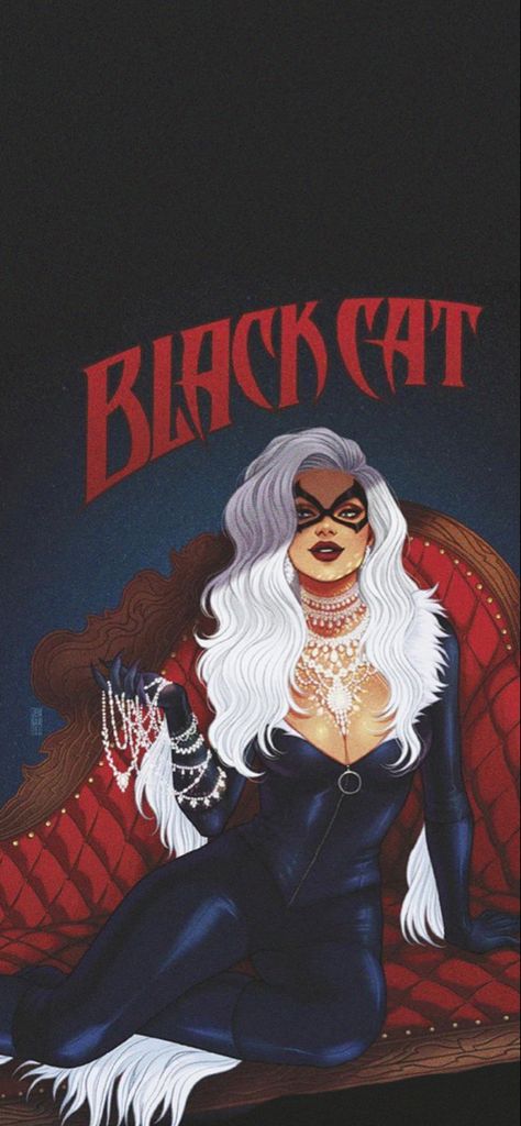 Black Cat Marvel Wallpaper Aesthetic, Black Cat Wallpaper Marvel, Felicia Hardy Wallpaper, Felicia Hardy Fanart, Black Cat Marvel Wallpaper, Black Cat Dc, Felicia Hardy Aesthetic, Black Cat Oc, Black Cat And Spiderman