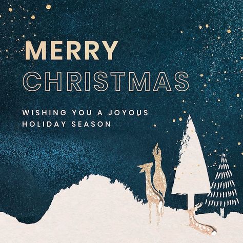 Merry christmas facebook post template, ... | Free Vector #Freepik #freevector #christmas-sky #winter-night #customizable #christmas-night Christmas Facebook Post, Christmas Desktop Wallpaper, Christmas Instagram, Christmas Desktop, Xmas Greetings, Watercolor Christmas Tree, Facebook Post Template, Merry Christmas Card Greetings, Merry Christmas Wishes