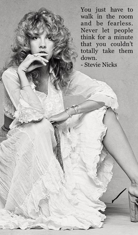 Stevie Nicks Style, Stevie Nicks Fleetwood Mac, This Is Your Life, I'm With The Band, Fleetwood Mac, Stevie Nicks, White Photo, Pretty Words, Pretty Quotes