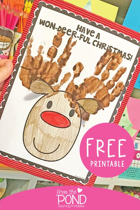 Reindeer Crafts Preschool, Classroom Christmas Activities, Play Dough Mats, Dough Mats, December Crafts, From The Pond, Reindeer Craft, Preschool Christmas Crafts, Reindeer Gifts