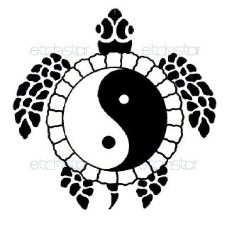 Yin Yang Turtle Tattoo Stencil Designs, Sand Dollar Art, Cool Stencils, Native Artwork, Yin Yang Tattoos, Sea Turtle Art, Chakra Art, Cowgirl Art, Turtle Tattoo