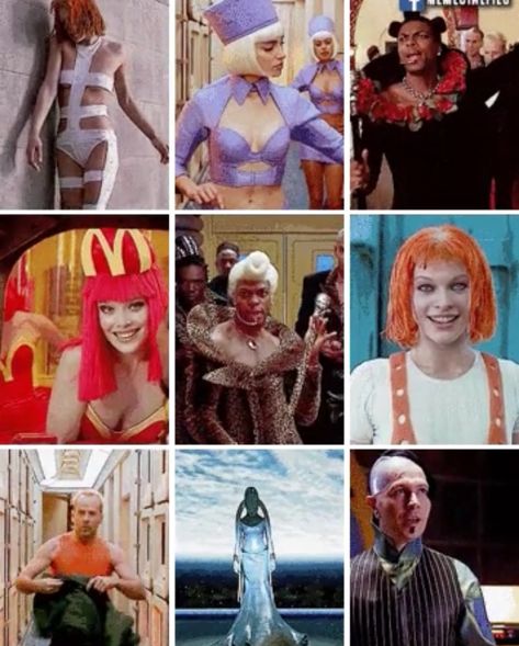 5th Element Element Costume, Fifth Element Costume, 5th Element, The Fifth Element, Fifth Element, Jean Paul Gaultier, Costume Design, Ronald Mcdonald, Style Inspiration