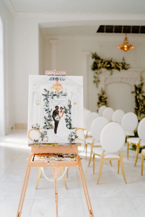 Wedding Live Painter, Live Painting Wedding, Hand Painted Invitations, Live Illustration, Wedding Necessities, Live Painter, Live Wedding Painter, Wedding Painting, Bridal Jacket