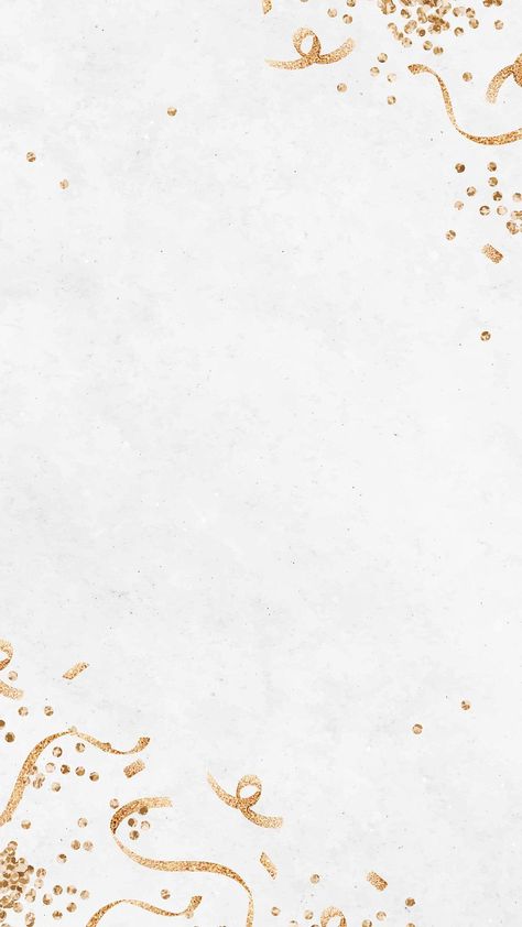 Party phone wallpaper, white festive | Premium Photo - rawpixel Happy Birthday Frame Instagram, Phone Wallpaper White, Gold Confetti Background, Iphone Wallpaper Rose Gold, Happy New Year Graphic, Wallpaper Rose Gold, New Year Graphic, Frame Instagram, Festive Background