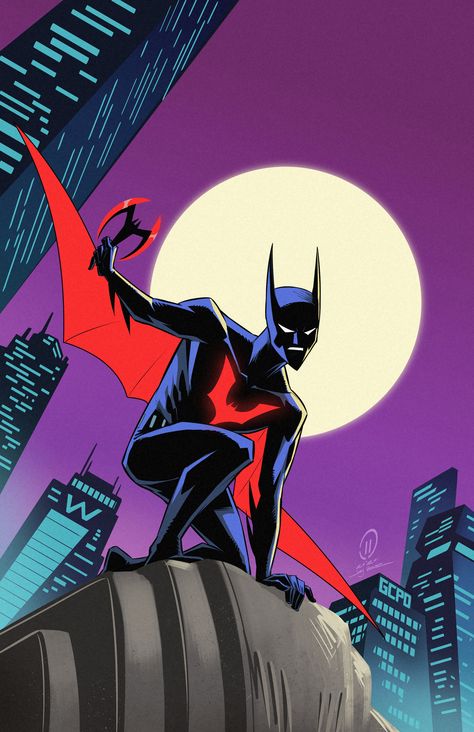 "Batman Beyond " by Joey Vazquez Batman Beyond Terry, Dc Comics Wallpaper, Joker Batman, Batman Artwork, Batman Wallpaper, Arte Dc Comics, Dc Comics Superheroes, Batman Beyond, Batman Comic Art