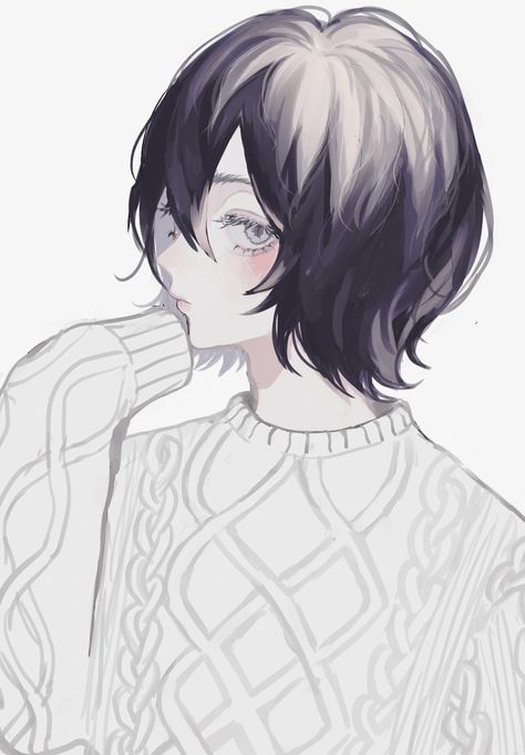 Feminine Boy, A Drawing, Black Hair, Books Wattpad, Wattpad, Books, Hair, Anime, Black