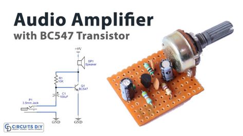 LM386 Audio Amplifier Circuit Amplificador 12v, Simple Electronic Circuits, Amplificatori Audio, Diy Audio Projects, Simple Electronics, Mini Amplifier, Diy Amplifier, Simple Circuit, Electronic Projects