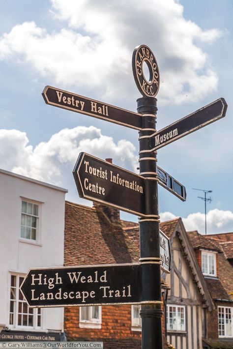 London Street Sign, Street Signs Aesthetic, Street Sign Design, Street Signage, Medieval Church, Finance Accounting, Signs Design, Royal Tunbridge Wells, Wooden Street