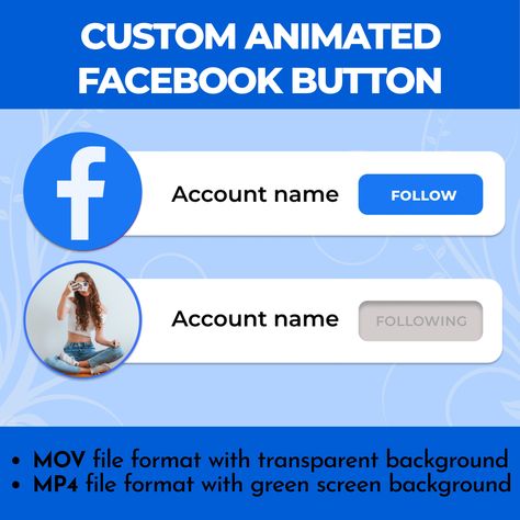 Facebook Follow Button, Facebook Button, Green Screen Backgrounds, Follow Button, Picture Logo, Video Editing Software, Facebook Page, Video Editing, Full Hd