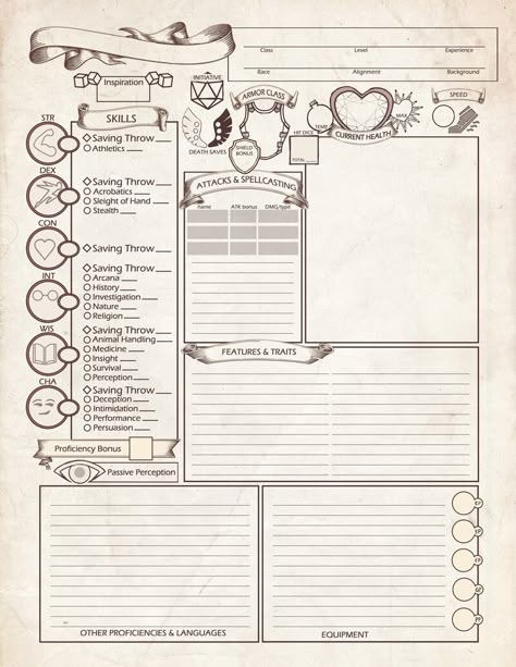 Character Sheet Template Dnd, Dnd Character Sheet Design, Dnd Character Sheet Template Free, Dnd Character Sheet Template, Custom Character Sheet, Dnd Sheet, Dnd Character Sheets, Dnd Artwork, Dnd 5e Character Sheet