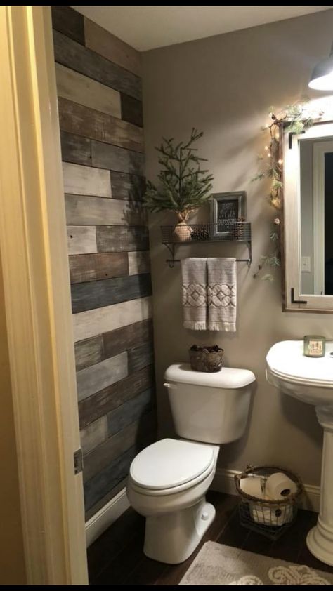 Gemüseanbau In Kübeln, Bathroom Redecorating, Cabin Bathrooms, Rustic Bathroom Designs, Garden Decor Diy, Bathroom Farmhouse Style, Garden Decor Ideas, Vintage Garden Decor, Funky Decor