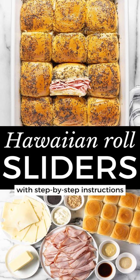 Hawaiian Roll Sliders Easy Hawaiian Roll Sliders, River Snacks, Wisconsin Beer Cheese Soup, Roll Sliders, Hawaiian Roll Sliders, Hawaiian Roll, One Pot Dinners, Feed A Crowd, Hawaiian Rolls