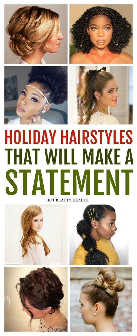 Easy Holiday Hairstyles, Holiday Party Hairstyles, Holiday Hairstyles Easy, Thanksgiving Hairstyles, Long Natural Curly Hair, Holiday Party Hair, Christmas Party Hairstyles, Christmas Hairstyles, Glam Squad