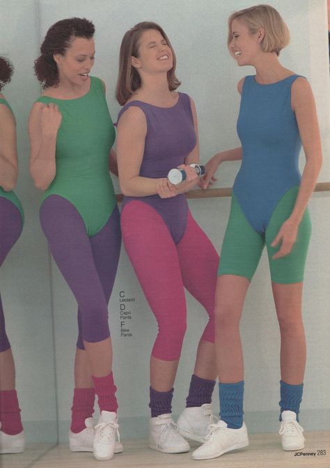 70s Athletic Wear, 70s Workout Clothes, 80s Gym Outfit, 80s Aerobics Outfit, Workout Clothes Aesthetic, 80s Workout Clothes, 80s Workout, Aerobics Classes, 70s Outfits