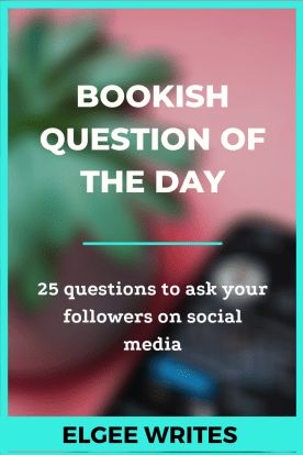 Bookish questions for social media Pin me Bookstagram Question Of The Day, Book Club Social Media Posts, Questions For Social Media, Bookish Questions, Social Media Captions, Book Hangover, Book Club Meeting, Write A Blog, Writing Romance