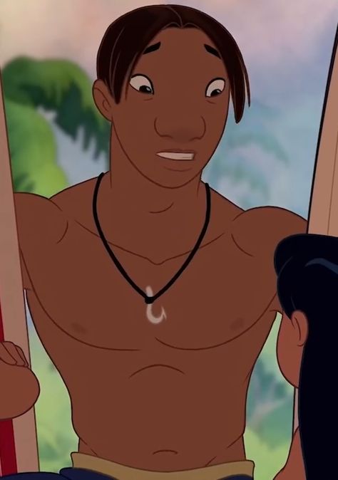 David Lilo And Stitch, Disney Characters Genderbend, Disney Dudes, Lilo And Stitch 2002, Male Cartoon Characters, Official Disney Princesses, Animated Man, Lilo Et Stitch, Disney Princes