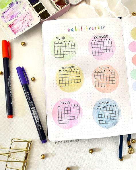 April Bujo Habit Tracker, April Bullet Journal Habit Tracker, April Habit Tracker, March Habit Tracker, Bullet Journal Lines, Bullet Journal Watercolour, Bible Bullet Journaling, Bullet Journal August, April Bullet Journal