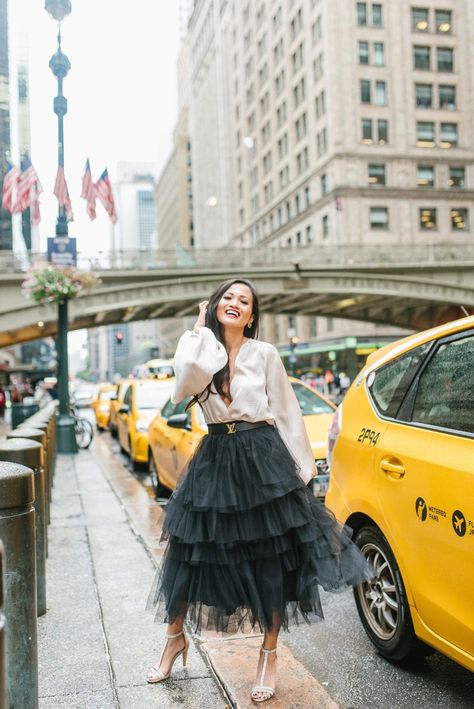 Dawn P. Darnell - Black Tulle Skirt Holiday Look - Gift Guide for Her | Dawn P. Darnell Black Tulle Skirt Outfit Casual, Tule Skirt Outfits, Tulle Skirt Outfit Casual, Tule Skirt Outfit, Black Tulle Skirt Outfit, Tulle Skirt Outfits Casual, Tulle Skirt Outfit, Skirt Outfit Casual, Black Tulle Skirt