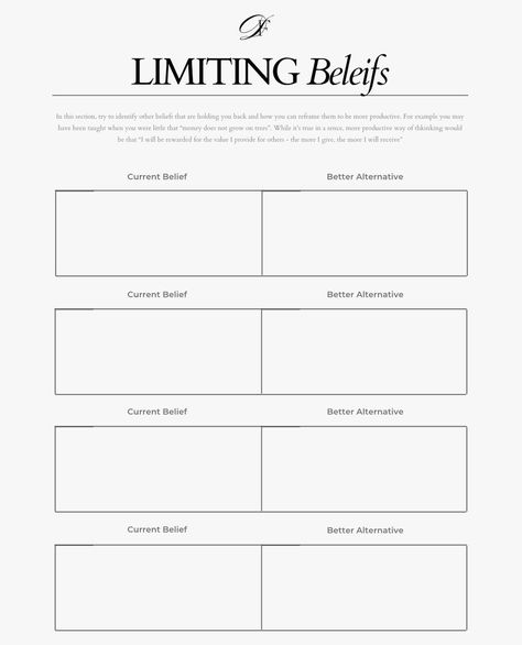 🌹Your mindset and limiting beliefs are the only thing between your dreams and current reality. 💛✨🩰🤍💅🏻 ☝🏼More in our mindset chapter and Glow Up ☝🏼 • • • • • #mindset #fear #success #limitingbeliefs #goalsetting #becomingher [ mindset tips for success, that girl, confidence, tips for women, glow up, manifestation, goal setting, limiting beliefs, self improvement ] Changing Limiting Beliefs, Limiting Beliefs Worksheet, Glow Up Manifestation, Mental Healing, Parent Coaching, Sticky Paper, Mental Health Counseling, Mindset Tips, Tips For Success