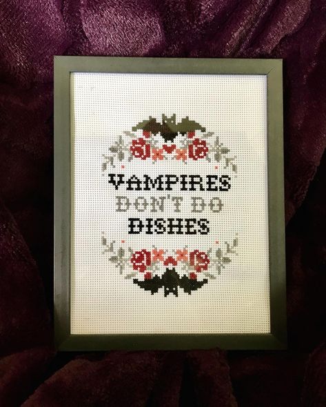 Quote from What We Do In the Shadows! #crossstich #whatwedointheshadows Pattern from https://www.etsy.com/listing/609093436/pattern-what-we-do-in-the-shadows?ref=yr_purchases Sewing Painting, In The Shadows, The Shadows, Criss Cross, Letter Board, Craft Projects, Cross Stitch, Sewing, 10 Things