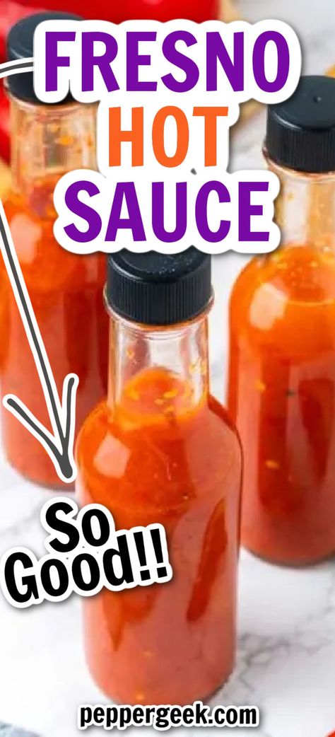 This fresno hot sauce recipe is super easy to make at home and it tastes amazing. Who knew fresno peppers could make such a delicous hot sauce? Fresno Peppers, Hot Sauce Recipe, Sauce Recipe, Hot Sauce, Easy Recipe, Peppers, Super Easy, At Home, Sauce