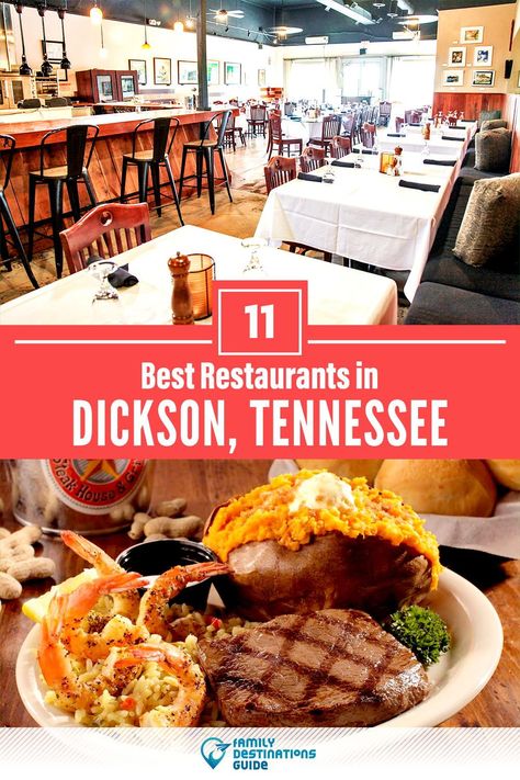 Want to see the best restaurants in Dickson, TN? We’re FamilyDestinationsGuide, and we’re here to help: From incredible brunch spots and amazing places to eat dinner, to local foodie spots and hidden gems, discover the BEST Dickson restaurants - so you get memories that last a lifetime! #dickson #dicksonrestaurants #restaurantsindickson #bestrestaurantsindickson #placestoeatdickson Dickson Tennessee, Tennessee Vacation, Family Destinations, Brunch Spots, Medieval Jewelry, Road Trippin, Best Places To Eat, Best Restaurants, Amazing Places