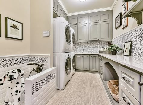 Home Decor dog shower in laundry room | dog wash station | laundry room with dog bath A laundry dog mud room is more than just a place to do your laundry and take care of your dogs. It is also a place where you can express your personality and style, while creating a comfortable and convenient environment for you and your pets. Whether you have a large or small space, you can create your own laundry dog mud room by following these steps: Laundry Renovation Ideas, Laundry Room Decorations, Remodel Laundry Room, Mud Room Laundry Room Combo, Laundry Renovation, Laundry Room/mud Room, Laundry Time, Dream Laundry Room, Mudroom Laundry Room