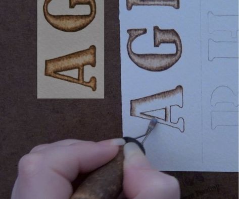 Lettering Textures Part 1 Pyrography Tutorial wood burning techniques – Pyrography Made Easy Wood Burning Letters Fonts, Wood Burning Fonts, Pyrography Tutorial, Wood Burning Tips, Tattoo Fonts Generator, Different Alphabets, Create Font, Wood Burning Techniques, Alphabet Stamps