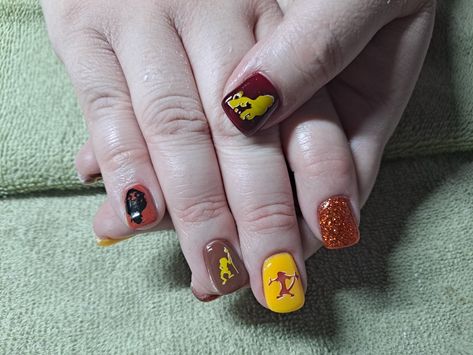 Disney nails Lion King Nails, King Nails, Festival 2023, Disney Nails, Lion King, Lion, Nail Art, Festival, Nails