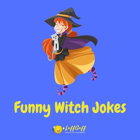 Witch Jokes Hilarious, Witch Jokes Humor, Witch Funny Humor, Funny Witch Humor, Witch Puns, Skeleton Jokes, Witch Jokes, Pun Costumes, Funny Halloween Jokes