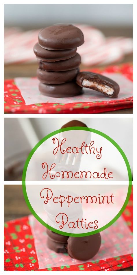 Healthy Peppermint Patties, Peppermint Patty Recipe, Mint Patties, Homemade Peppermint Patties, Kids Halloween Food, Healthy Homemade Snacks, Healthy Candy, Super Healthy Kids, Kids Healthy