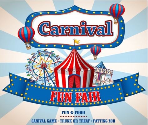 Carnival pastel template | Premium Vector Circus Images, Circus Background, Carnival Tent, Colorful Banner, Kids Carnival, Balloon Cartoon, Carnival Festival, Photoshop For Photographers, Isometric Illustration