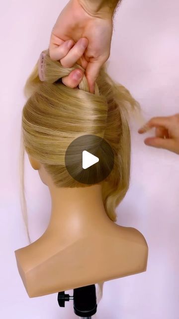 Joseph I'Anson on Instagram: "Do you wanna see how to create the viral French twist?Then you need to watch this tutorial!!!!

L’IMAGE Mannequin - “DENISE” from @equip_the_creative use code Joseph10 at the checkout to get 10% off your order. 

Styled using @colorwowhair 

#hairtutorial #hairup #hairupdo #hairdo #hairdosimple #updo #updos #updohairstyles #hairups #hairstyles #hairideas #Weddinghair #hairwedding #bridalhair #reel #reels #igreels #ighair #hairfashion #hairhack #hairgoals #updostyles #upstyle #tutorialhair #hairart #reelitfeelit #bridalhair #bridalhairinspo #kimkardashian #sabr 
@behindthechair_com 
@markleesonsalons @nextlevelhairstylists @hairbrained_official @limage_gmbh @hairtutorial4you @hairstyles_ideas__ @i.love.hairstyles @esteticamagazine @beyondtheponytail @ghdhair @g French Roll Hairstyle Wedding, 1950s Updo Hairstyles, Fascinator Hairstyles Long, Bridal High Updo, Hairup Hairstyle, Hairdo Tutorial, Casual Hairstyles For Long Hair, Formal Hairstyles Updo, Love Hairstyles