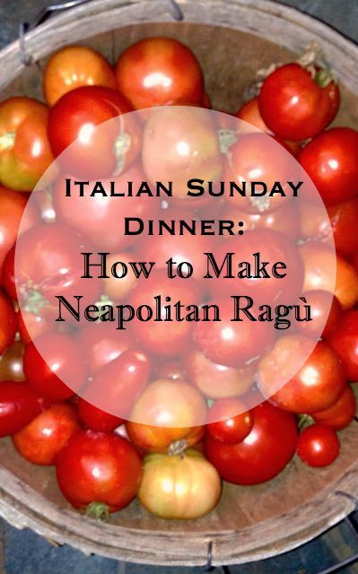 Italian Sunday Dinner: How to Make Neapolitan Ragù | CarriesExperimentalKitchen.com  Learn how to make homemade Italian meat sauce using fresh garden tomatoes. Italian Sunday Dinner, Italian Beef Braciole, Beef Braciole, Italian Meat Sauce, Ground Beef Meatballs, Fennel Sausage, Garden Tomatoes, Italian Meats, Italian Sauce