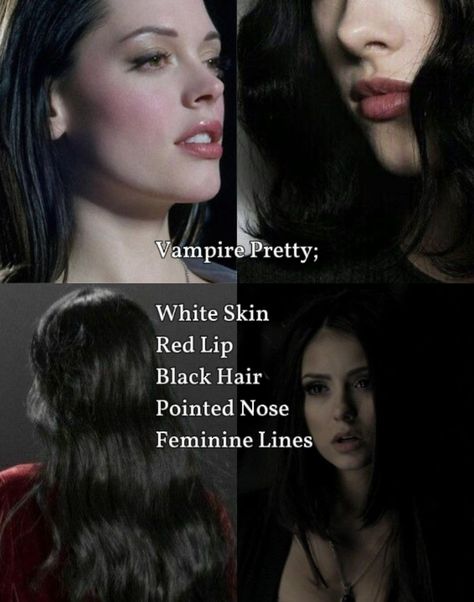 Vampire Pale Skin, Dark Features Pale Skin, Pale Skin Dark Features, Dark Hair And Pale Skin, Pale Skin And Dark Hair, Dark Feminine Hairstyles, Pale Skin Black Hair, Vampire Beauty, Black Hair Pale Skin