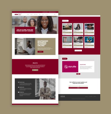 Mapemond Business Academy Unique Website Design, Website Layouts, Professional Web Design, Unique Website, Make New Friends, Web Design Inspiration, Landing Page, Website Design, Web Design