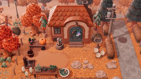 Pashmina's house and yard may be my favorite on the island. 🍂 Acnh Pashmina Yard Ideas, Pashmina Animal Crossing, Acnh Pashmina, Acnh House, Island Ideas, Animal Crossing, Nintendo, My Favorite, Yard