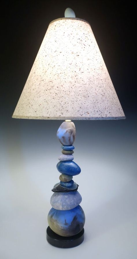 Pottery Lamp Base, Pottery Lamps, Clay And Wood, Ceramic Lamp Base, Lamp Ceramic, Coil Pots, Stone Lamp, Ceramic Lamps, Pottery Lamp