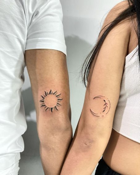 17 World's Best Couple Tattoos Ideas for All Lovely Couples Couple Tattoos Ideas, Finger Tattoos For Couples, Couple Tattoos Unique Meaningful, Partner Tattoos, Couples Tattoo, Best Couple Tattoos, Cute Couple Tattoos, Couple Tattoos Unique, Relationship Tattoos