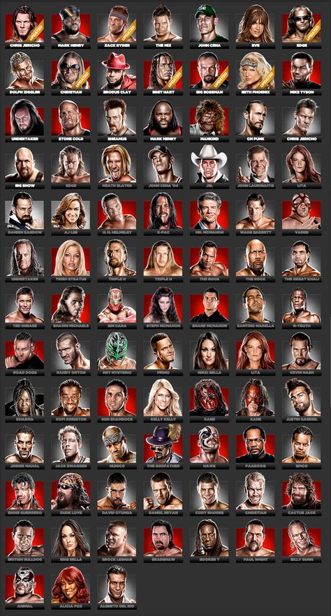 WWE 13 Complete Rosters Wwf Wrestlers, Wwe Funny, Wwe Game, Wrestling Posters, Wwe Pictures, Wwe Tna, Wrestling Stars, Wwe Legends, Wwe Wallpapers