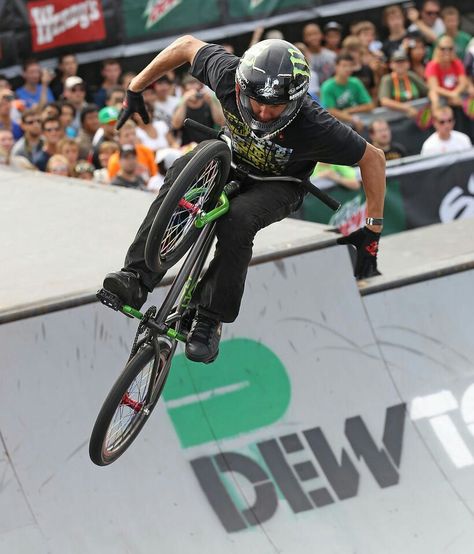 DAVE MIRRA • (April 4, 1974-February 4, 2016) BIKER • was an icon in the world of BMX. He was one of the most decorated athletes in the history of the X Games, winning 24 medals.  He also hosted MTV’s “Real World/Road Rules Challenge,” and two video games carried his name. Dave Mirra, Road Rules, Thanks For The Memories, X Games, April 4, Free Style, Bmx, The History, Mtv