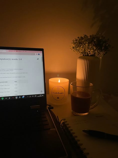 College Vision Board, Candles Aesthetic, Study Mode, Time For Change, Healing Space, Aesthetic Flowers, Academic Motivation, Candle Aesthetic, Night Vibes