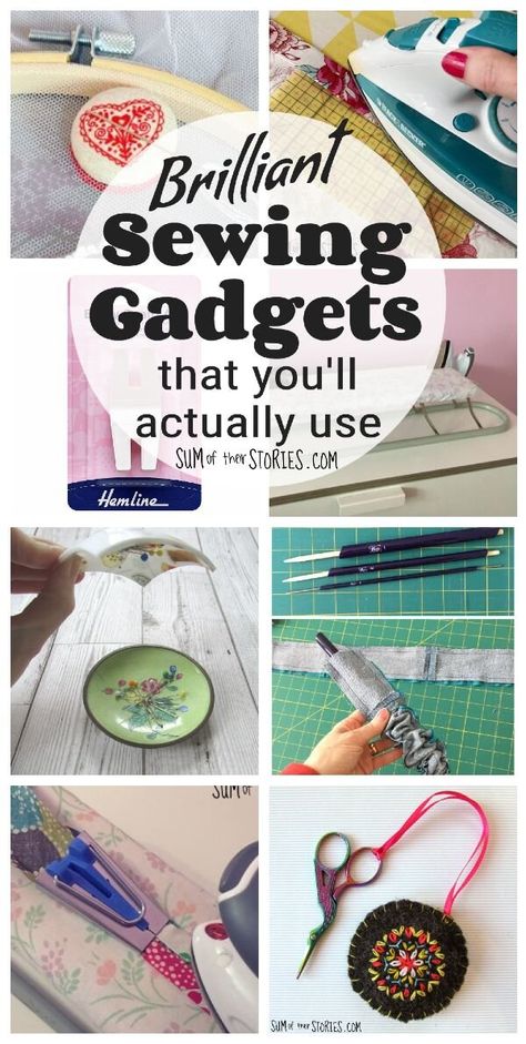 Sewing Gadgets, Clever Gadgets, Pattern Weights, Scissor Fob, Sewing Space, Toy Bags, Needle Minders, Sewing Lessons, Sewing Box